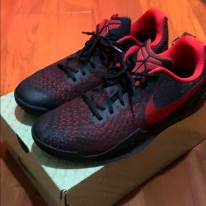 Nike Kobe Red Black Mamba Instinct Shoes size 11